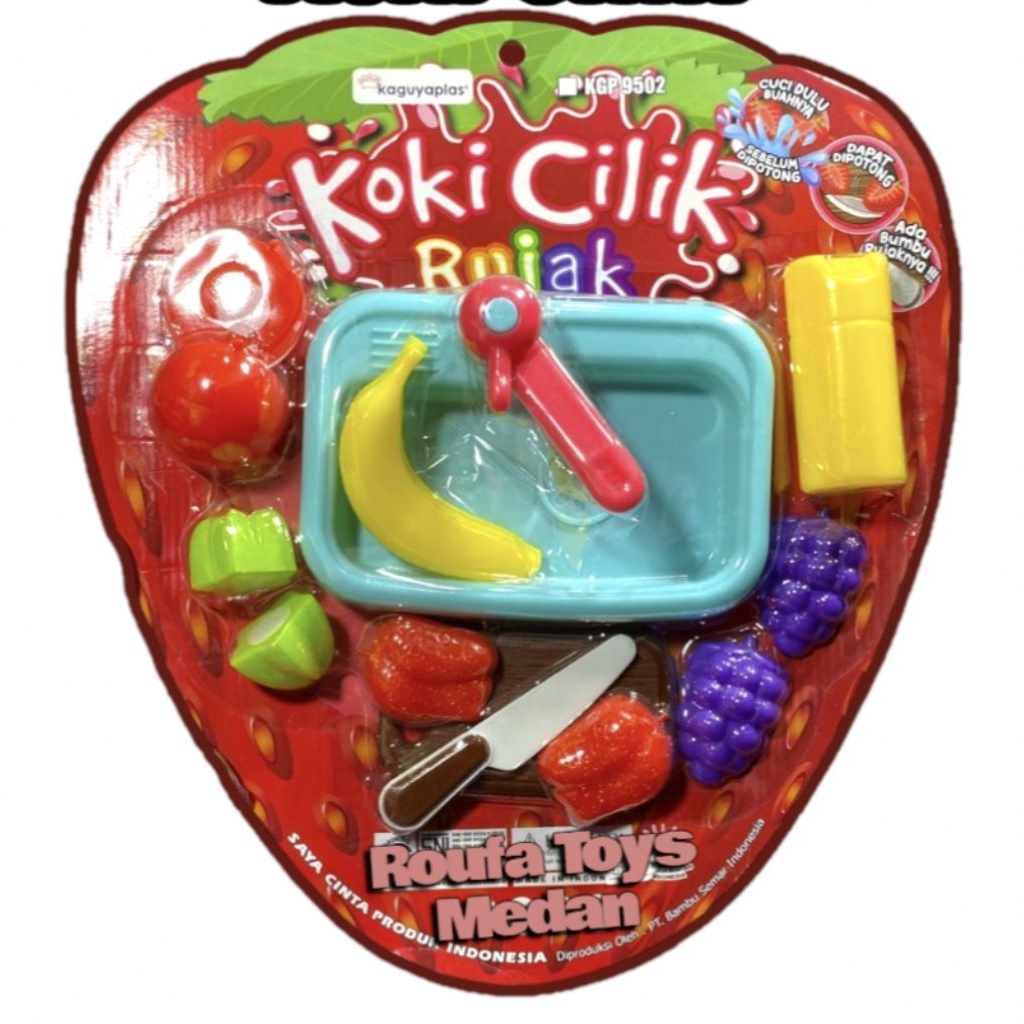 Mainan Anak "WASTAFEL KOKI CILIK"/Mainan Masakan Wastafel Anak Buah Potong