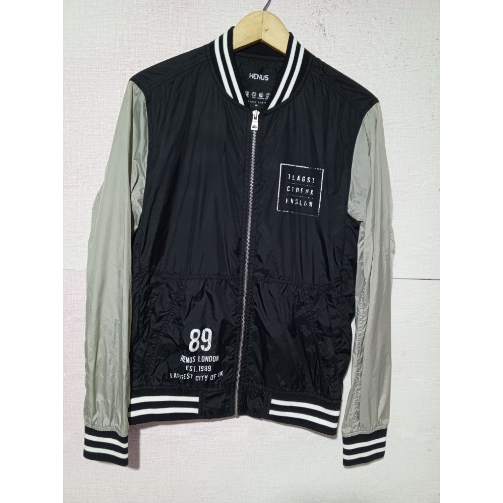 Baju Jacket varsity henus Edwin size M second