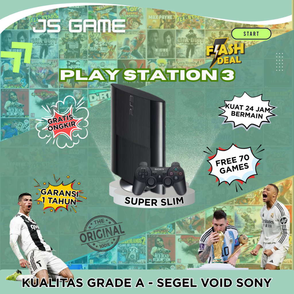 PS3 SONY PS3 SUPER SLIM ORIGINAL FULL GAME