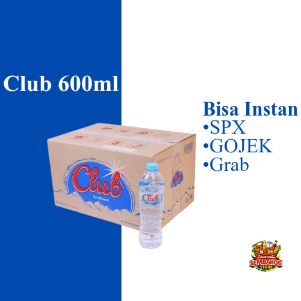 Club 600ml Air Botol Mineral
