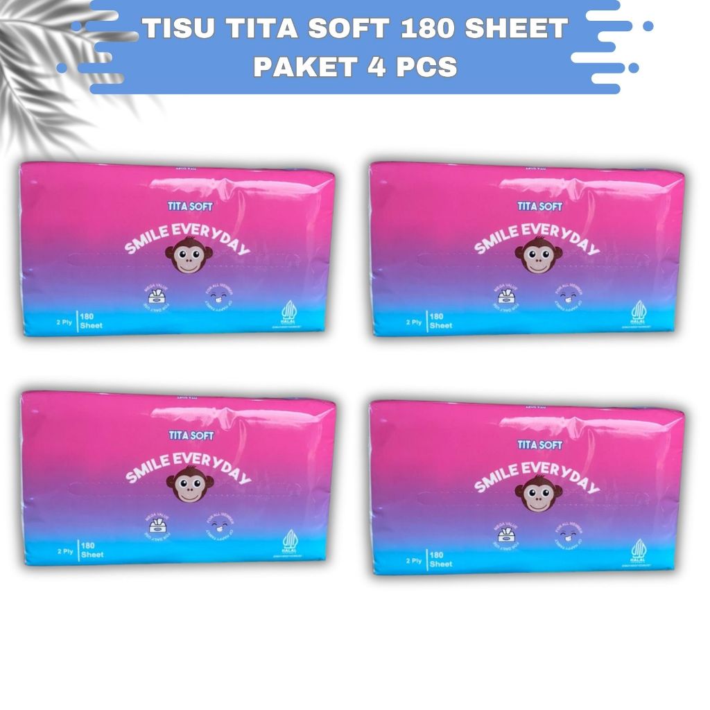 TISU TITASOFT 180 SHEET PAKET 4 PCS