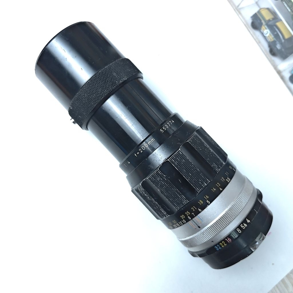 Lensa Manual Nikon Nikkor Q 200mm f4 Auto