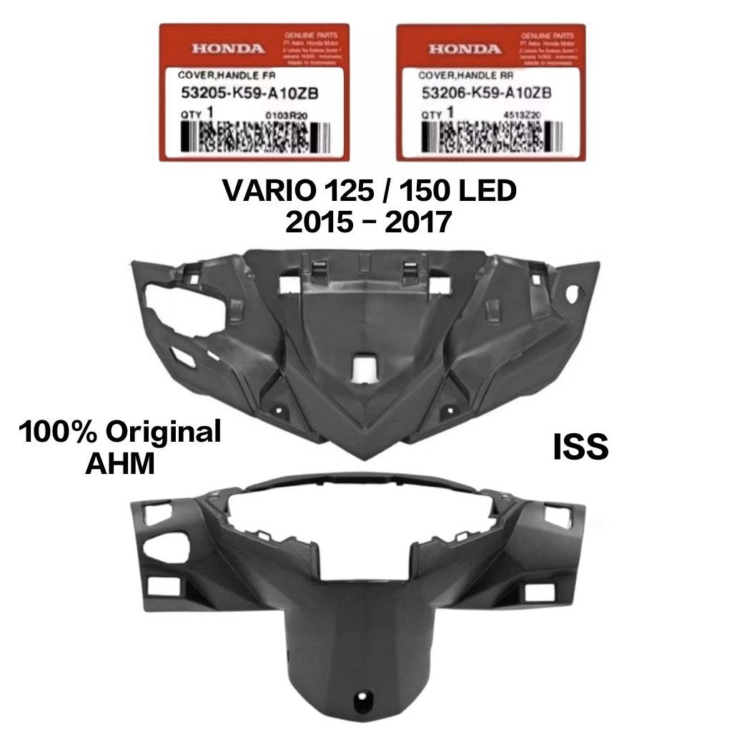 53205-K59-A10ZB 53206-K59-A10ZB Batok Depan + Batok Belakang VARIO 125 / 150 LED ( 2015 - 2017 )