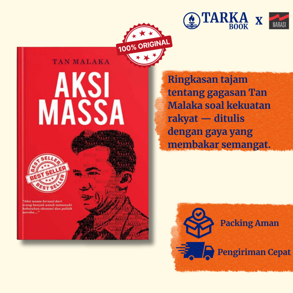 Buku Aksi Massa Tan Malaka - Pemikiran Pergerakan Rakyat & Politik Massa - Sejarah Politik Indonesia