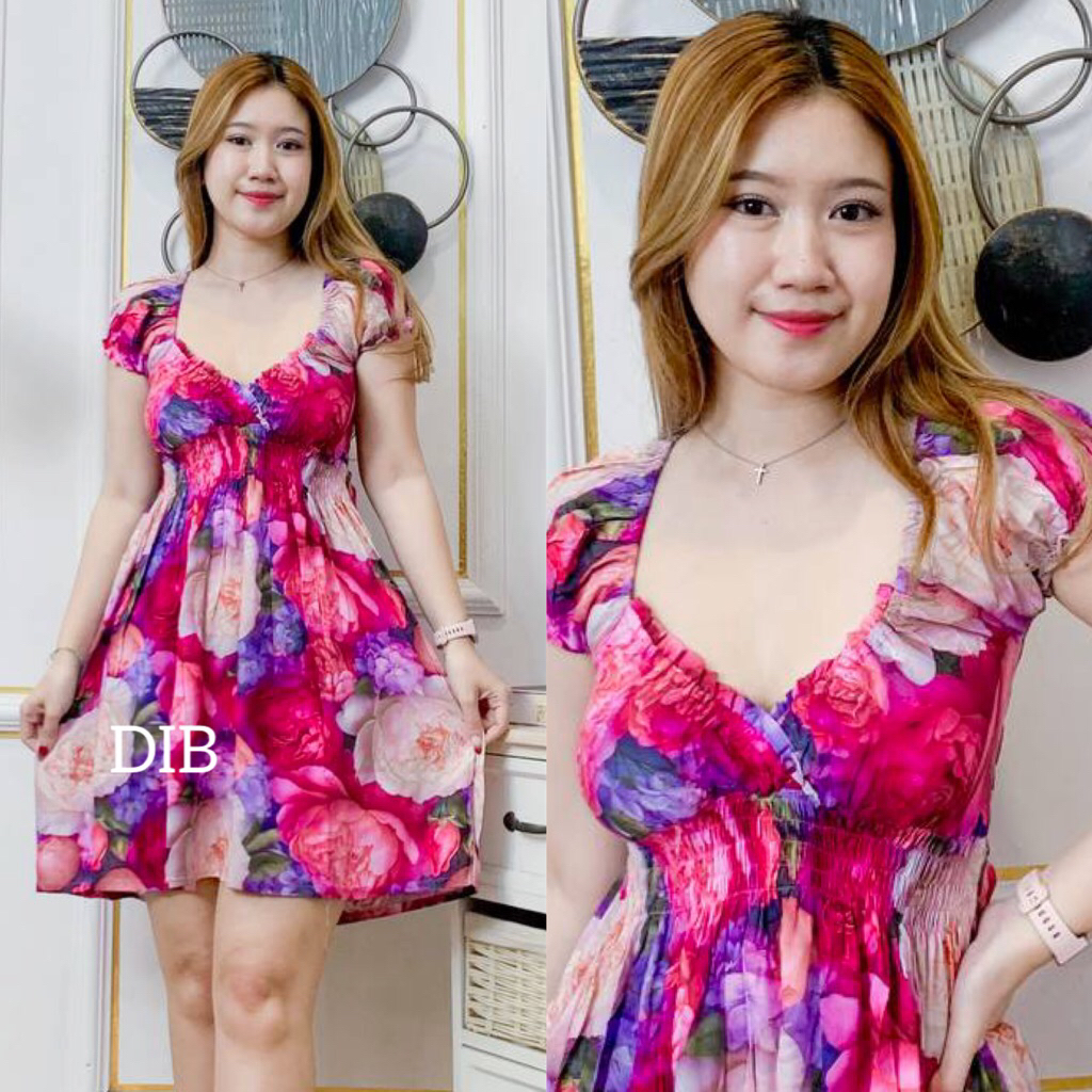 Daster Adem Cantik Kekinian Mini Yukensi Sexy Look Bahan Rayon Premium All Size  Daster Bali Mini Dr