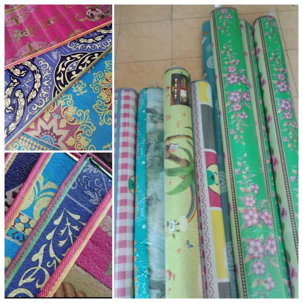 Tikar Foam Bolak Balik / Tikar Lantai Empuk Ukuran 180x120 180x180