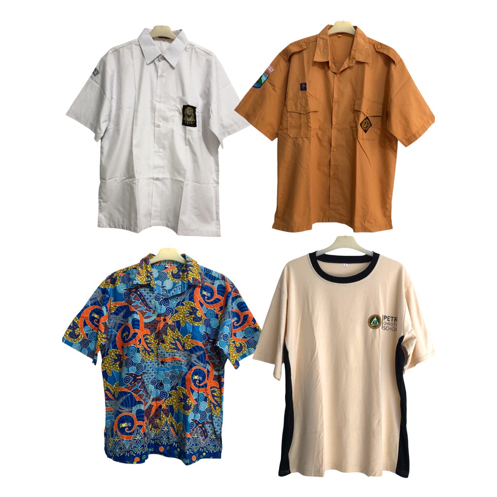 Seragam SMA Petra Kemeja Baju Olahraga Batik