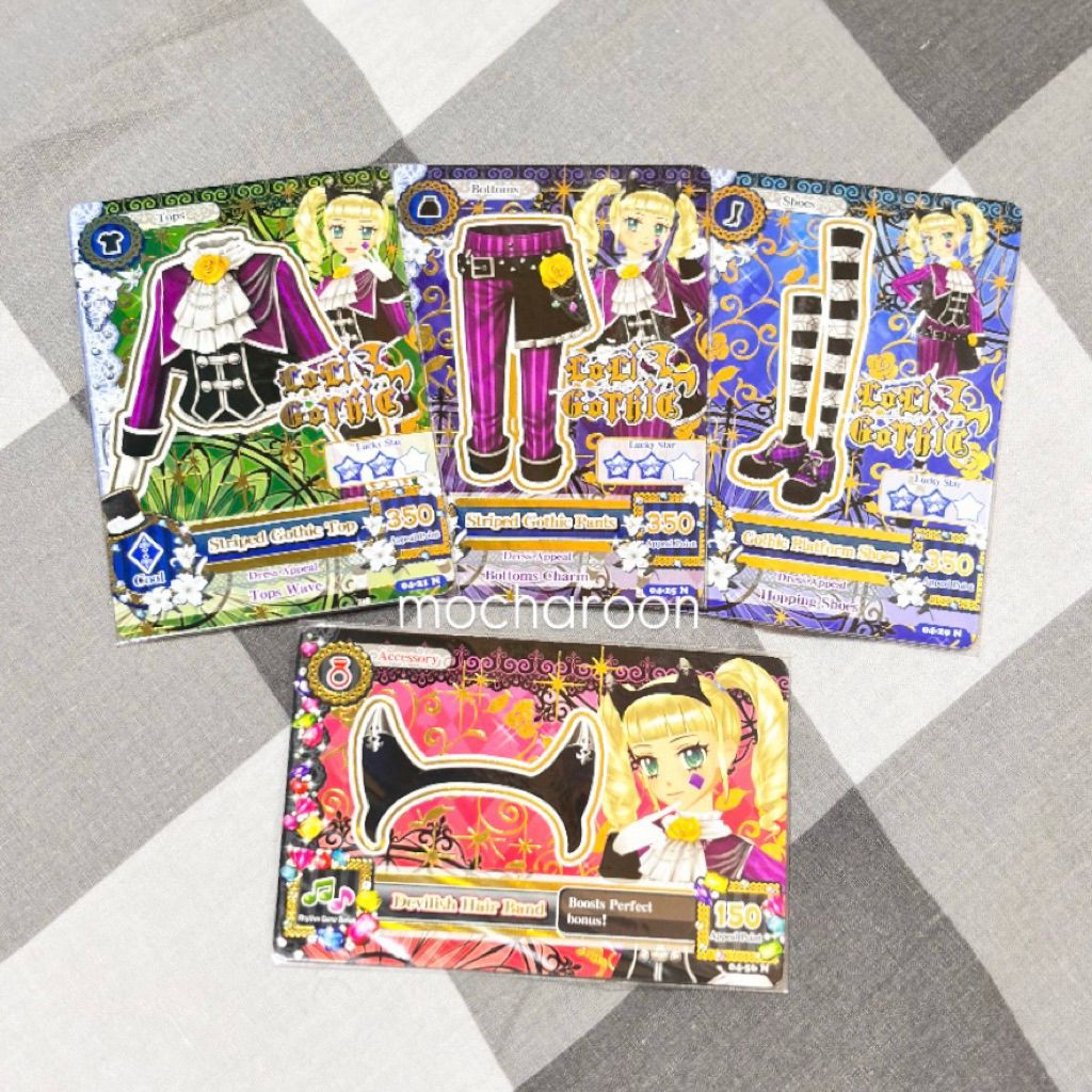Aikatsu Cards Kartu Aikatsu Set Loli Gothic (BACA DESKRIPSI)