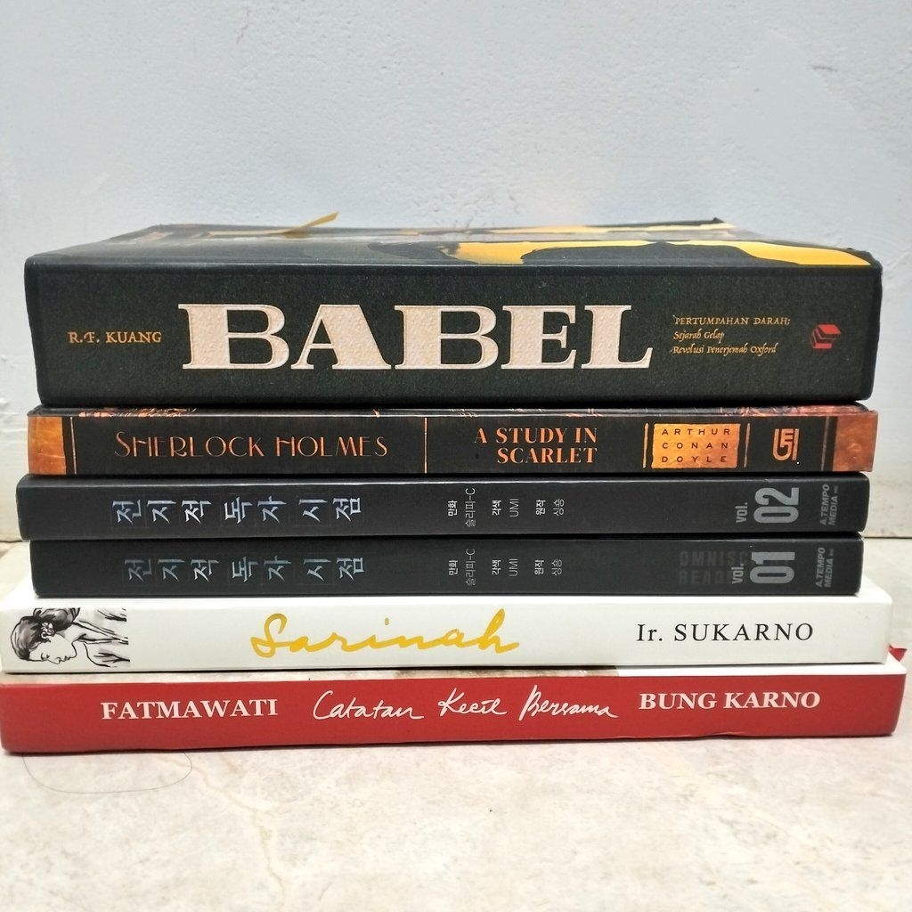 Preloved Buku Novel dan Manhwa (ORI)