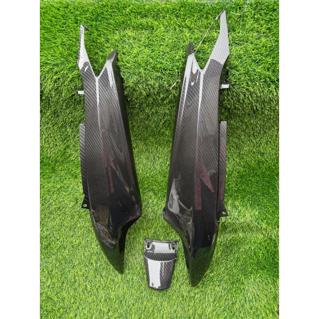 cover body belakang set mio sporty mio smile carbon karbon celup wtp