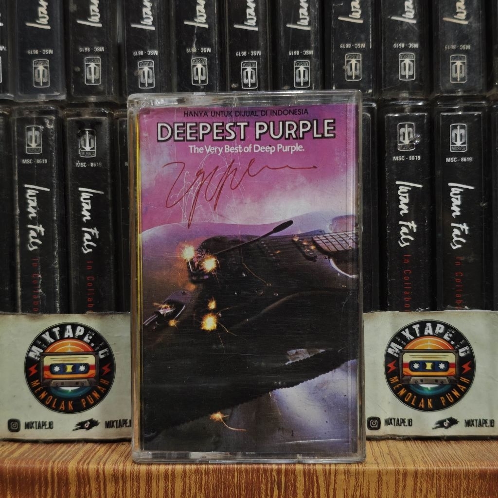 Kaset - Deep Purple - The Very Best Of - Radio Tape - Kaset Pita - Radio - Pemutar Kaset - Retro - C