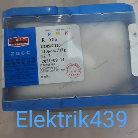 BETEL BATU WIDIA 1 KOTAK ( 110 PCS ) Mata Widia YG 6 merk Great Wall type C 105 / C 120 Mata Bor Sum