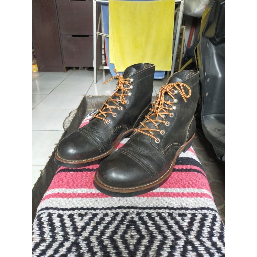 Sepatu Boot Redwing 8114 Iron Ranger Size 8 D