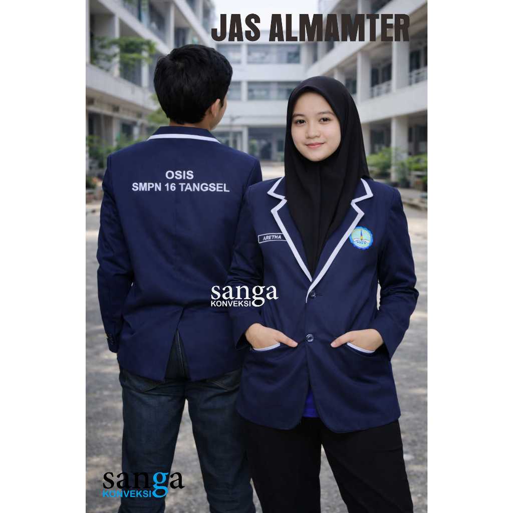 JAS ALMAMATER  CUSTOM UNTUK ANAK SEKOLAH SMP (Raja Jas ALmamater)