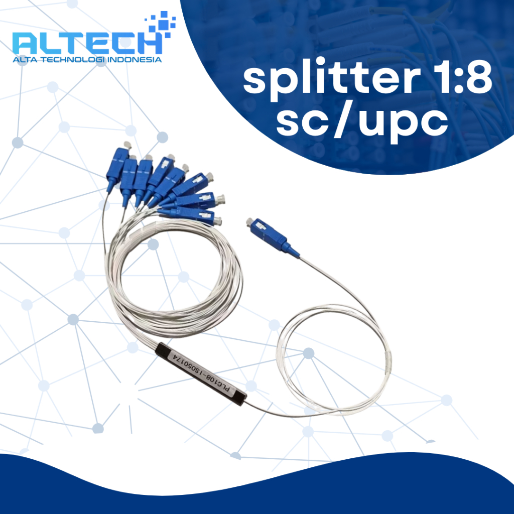 passive splitter plc sc upc 1:8/splitter 1:8 sc upc/passive 8 way