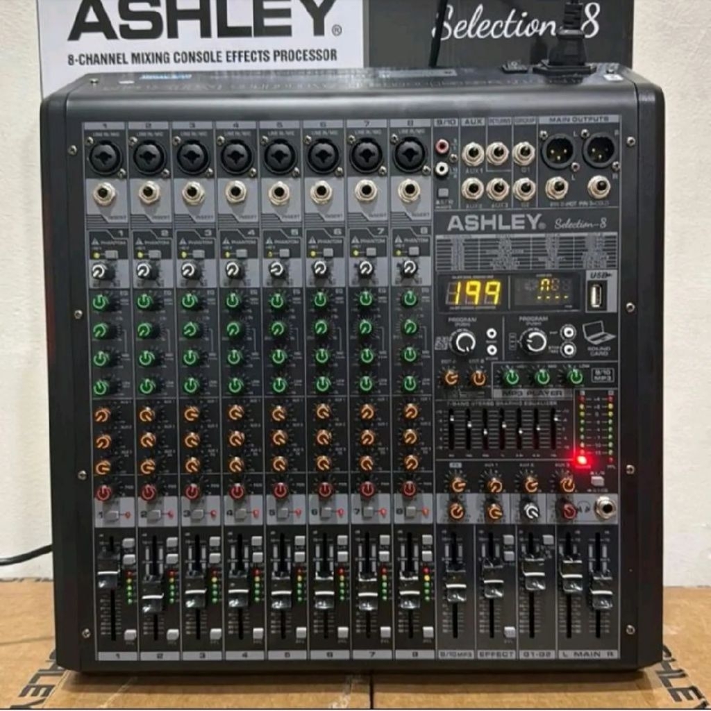 MIXER ASHLEY SELECTION8 / SELECTION 8 ORIGINAL MIXER 8 CHANNEL BLUETOOTH