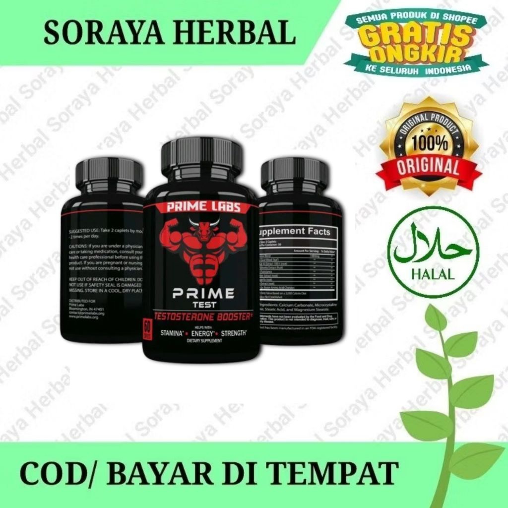 Prime Labs Testosterone Booster Men's test Pria Lab