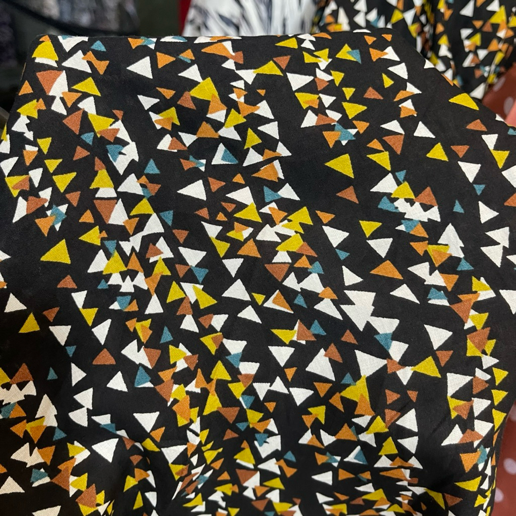 kain katun motif - kain katun paris motif abstrak premium - kain katun original dzb