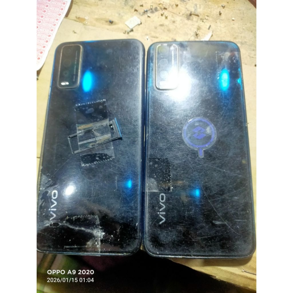 PRIM TATAKAN LCD DAN BEZZEL VIVO Y12s ORIGINAL CABUTAN