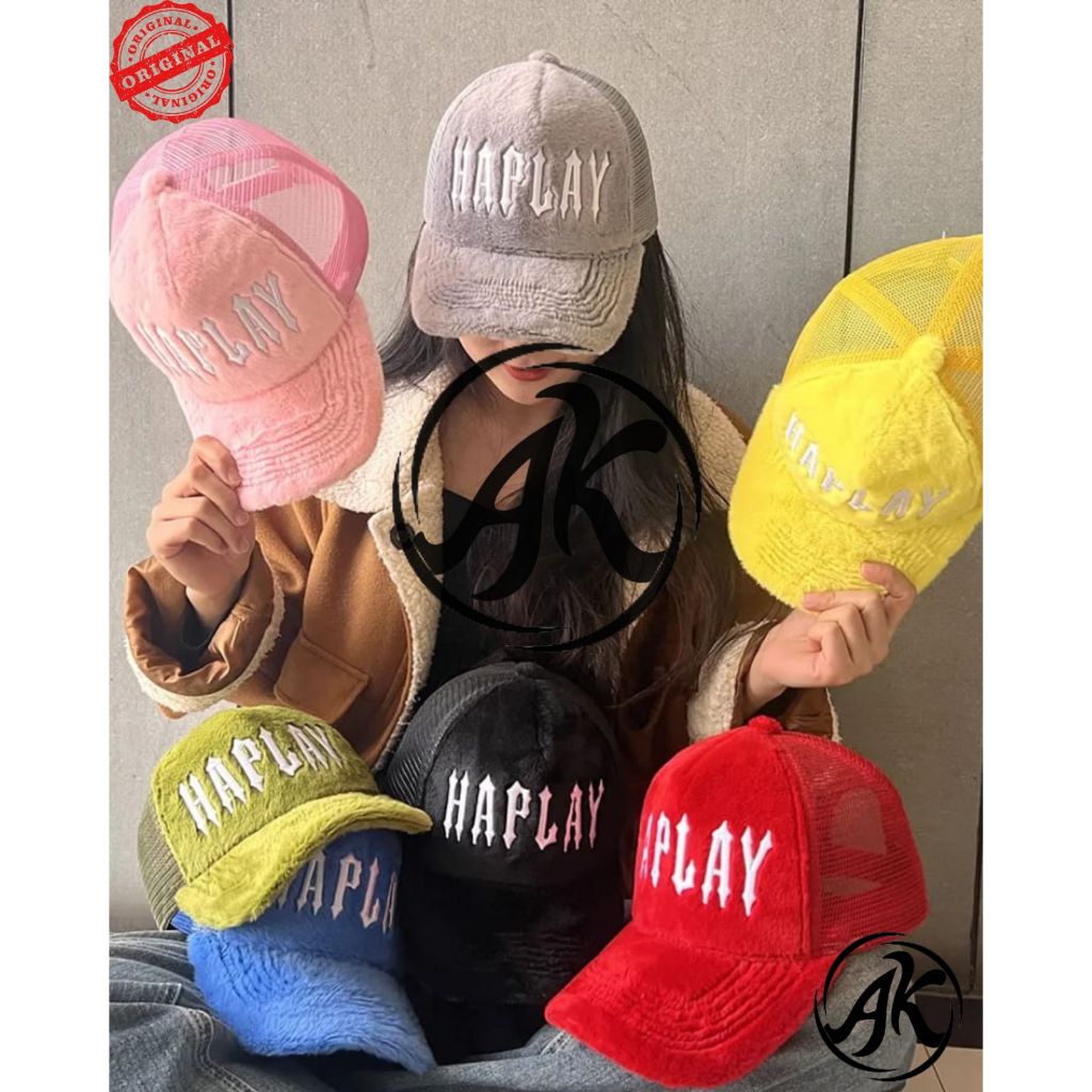 Topi Trucker Bulu Premium | Topi Jaring Pria Wanita | Snapback Fashion Korea Streetwear