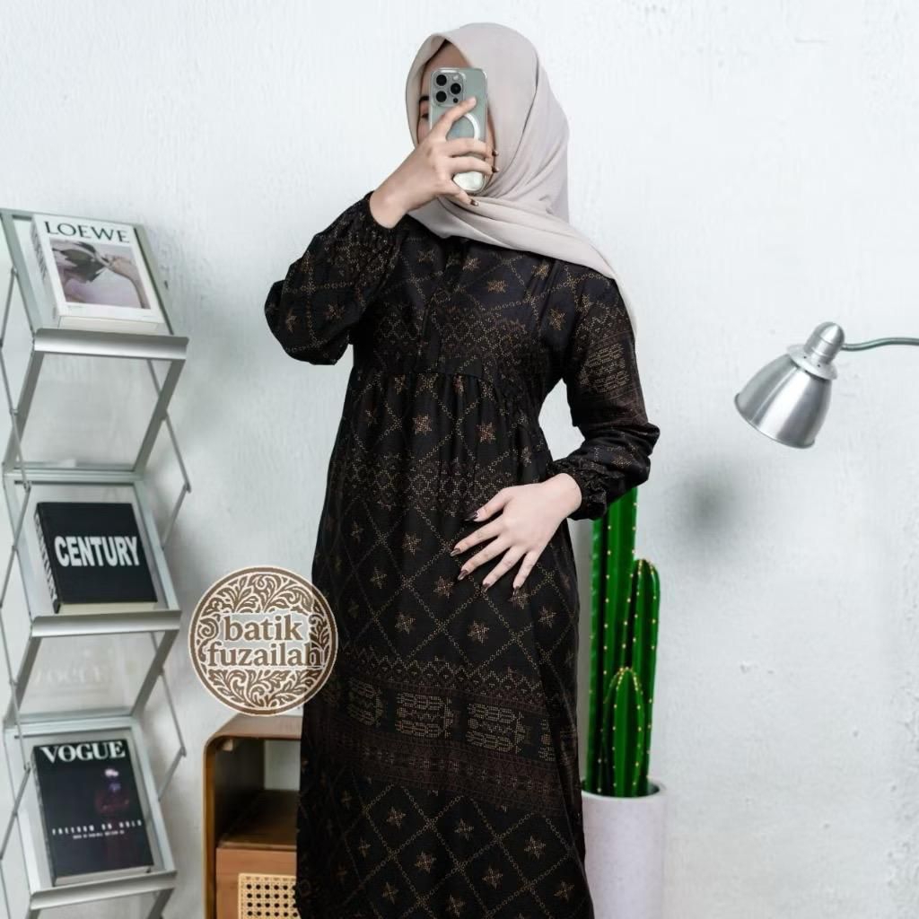 (Bisa COD) Gamis abaya Turkey gamis wanita terbaru santri putri simple