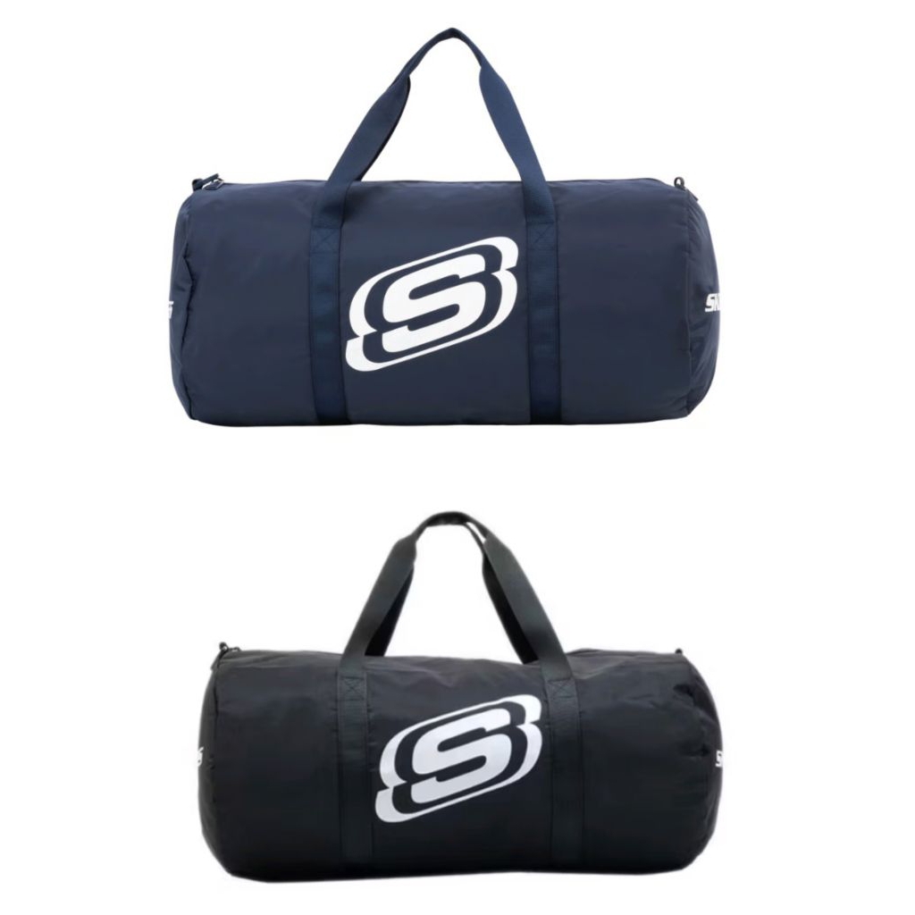 Tas Olahraga Skechers Urbanite Unisex Duffle Bag. Black / Navy. SKEDBT9204