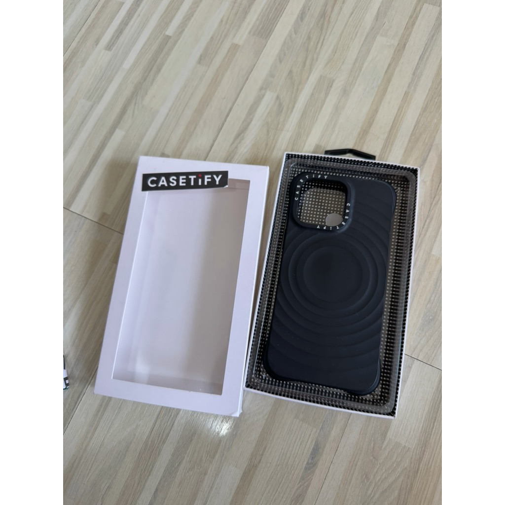Casetify Ripple Case Black Iphone 15Promax (Preloved)