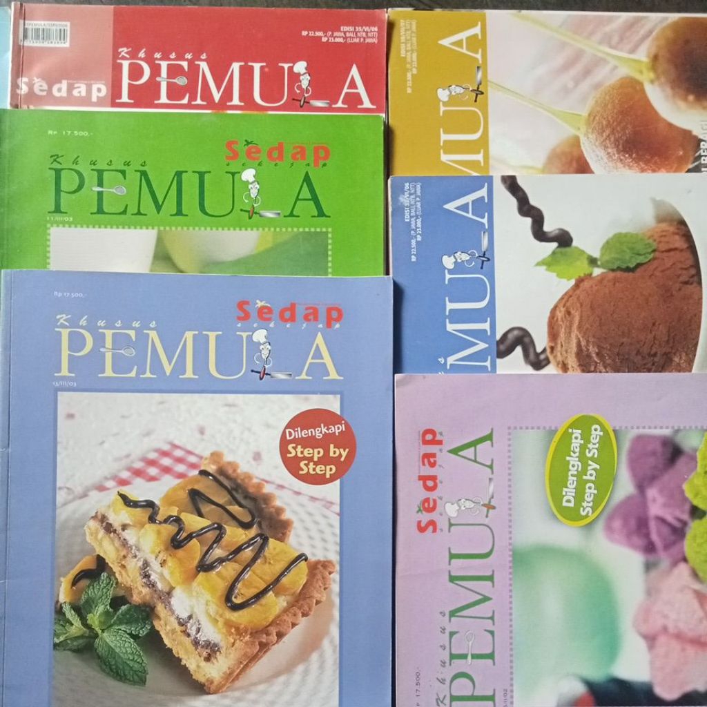 Majalah masakan sedap khusus pemula
