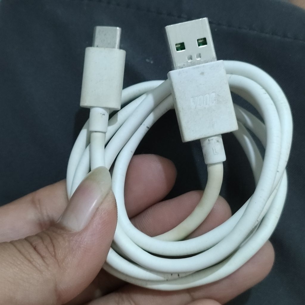 Kabel Data Oppo 2f reno 3 Reno 4 Original copotan normal tidak robek