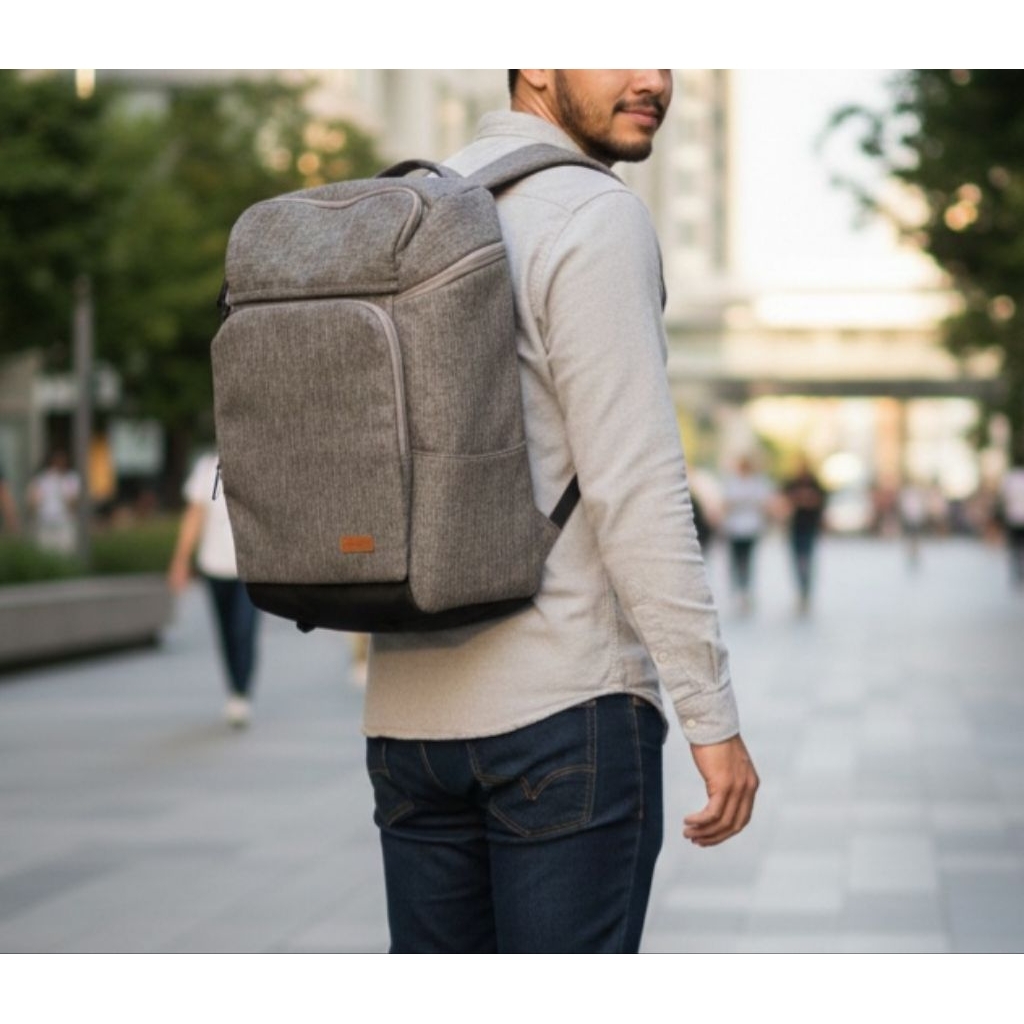 Tas Ransel / Tas Laptop Abu abu Agva Like New preloved