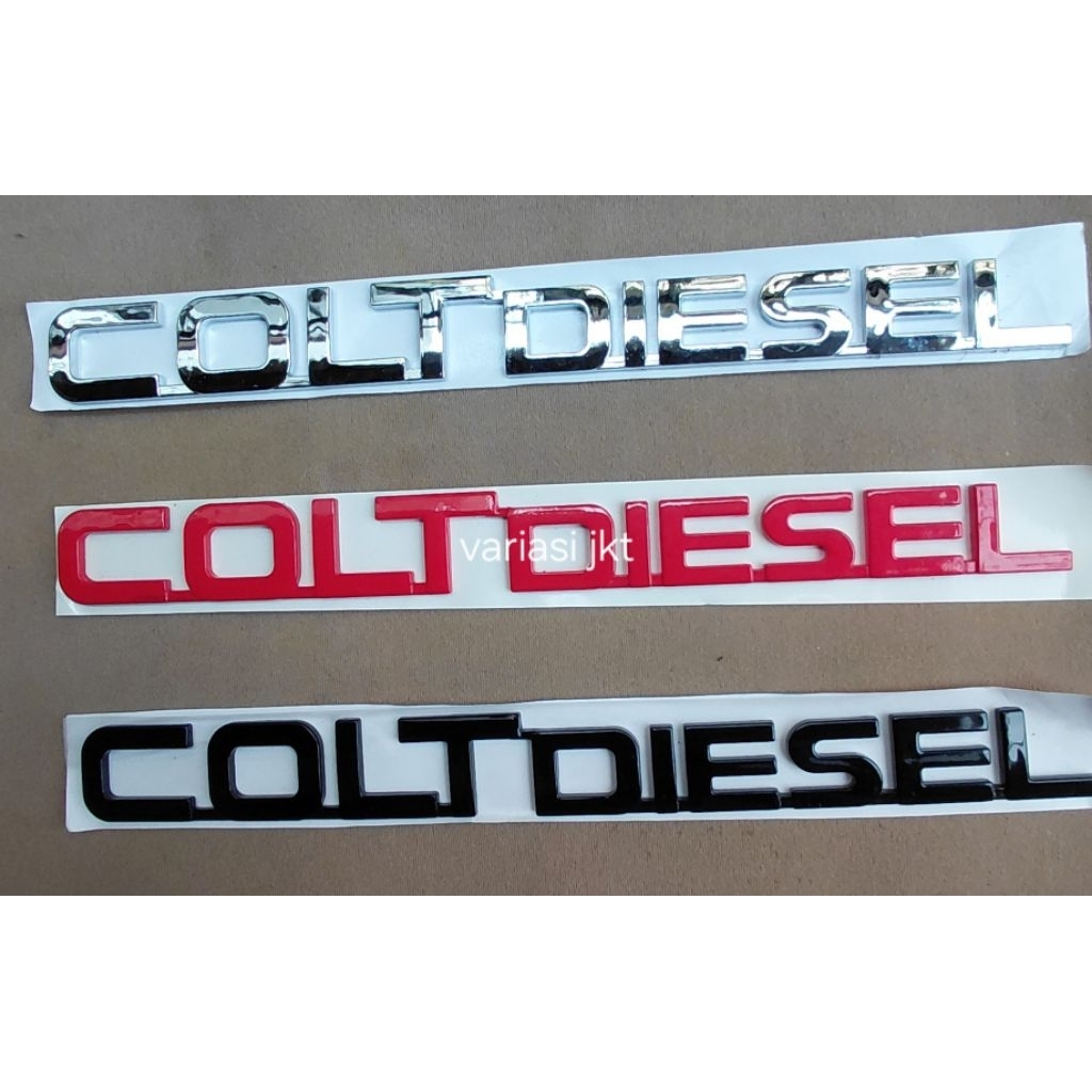 EMBLEM LOGO COLT DIESEL MITSUBISHI FUSO / LOGO COLT DIESEL CANTER