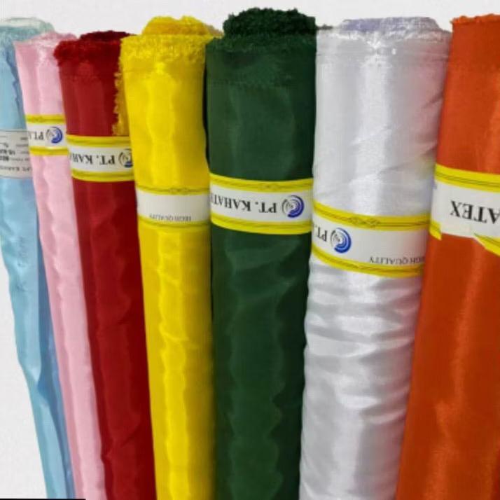 Kain Peles Abutai KAHATEX Bahan Bendera Background Furing Harga 1 Roll
