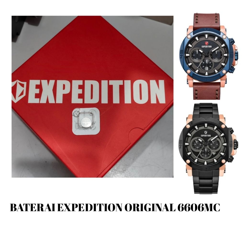 Baterai jam expedition original E6606M