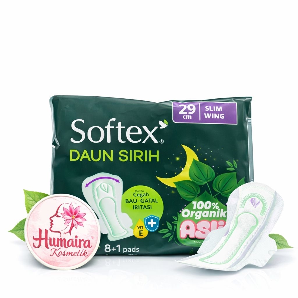 Softex Daun Sirih Pembalut 29cm Slim Wing Isi 8