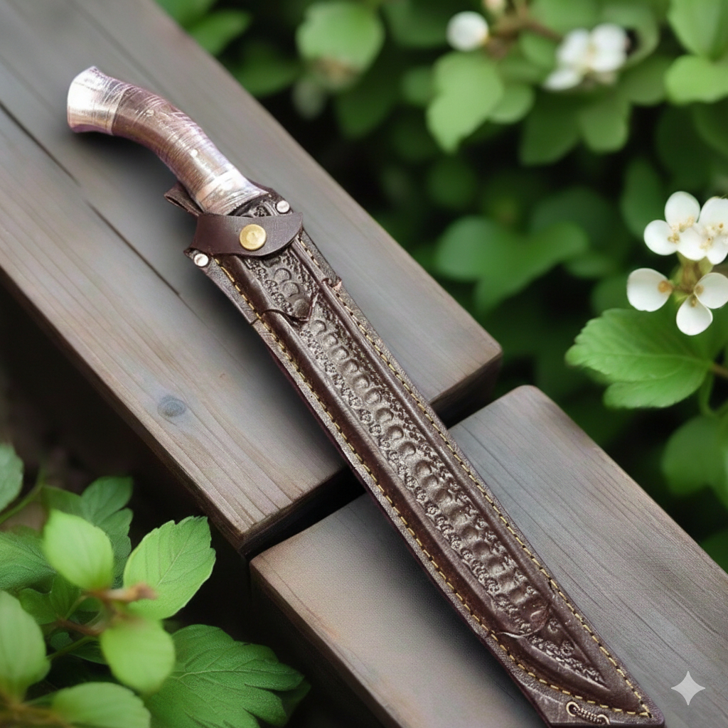 PISAU sembelih bahan hss pisau sarung kulit 30 cm