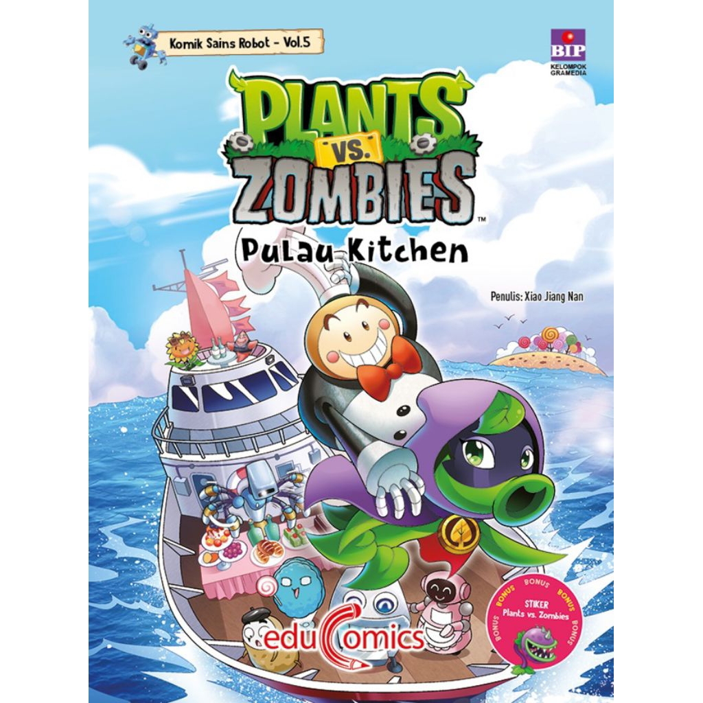 EDUCOMICS PLANTS VS ZOMBIES KOMIK SAINS ROBOT: PULAU KITCHEN