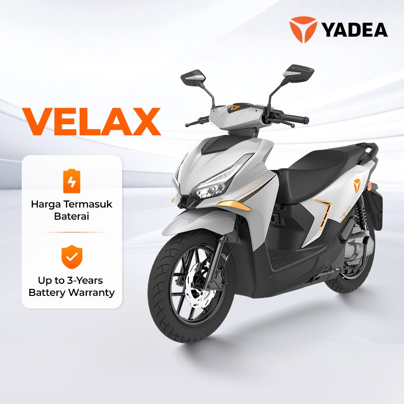 Yadea Velax H Motor Listrik Electric Vehicle EV 2000W Garansi 3 Tahun