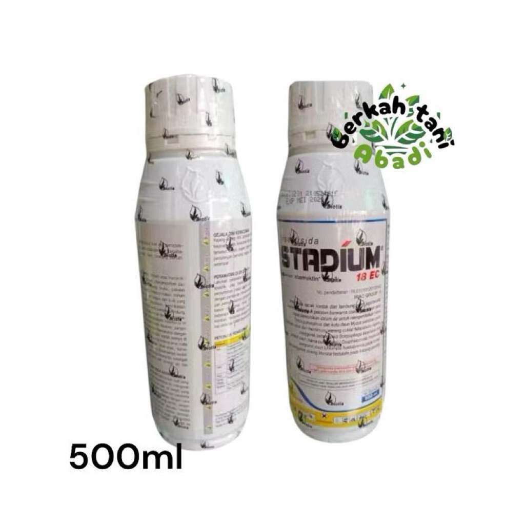 Insektisida STADIUM 18 EC 400ml - Abamektin 18g/l, Kontak-Lambung Sistemik, Pengendalian Hama Luas