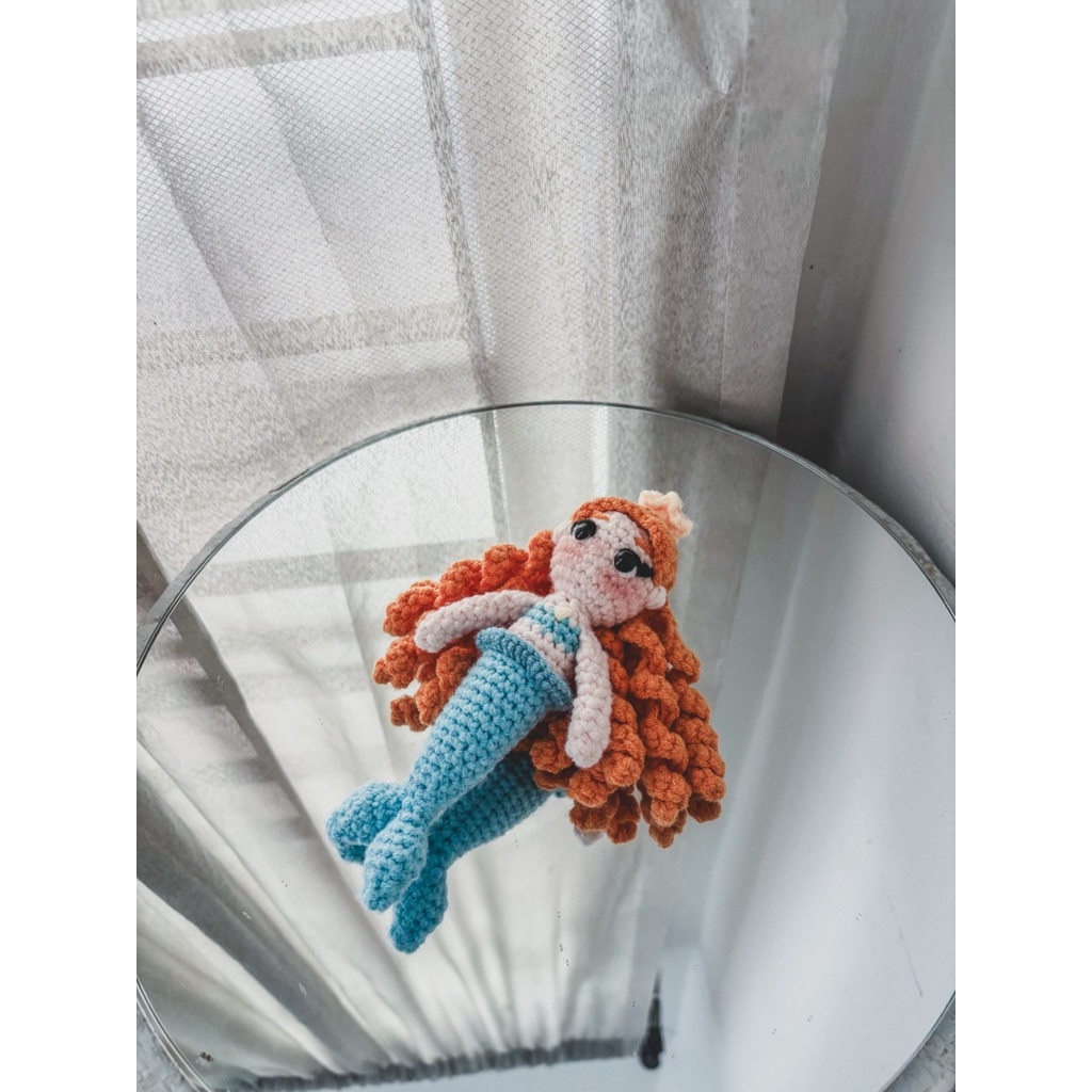 Bloom Mermaid from Winx Club crochet doll / amigurumi / boneka rajut