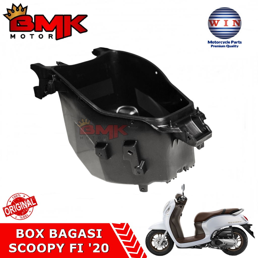 Win Box Bagasi Jok Scoopy Prestige Sporty Stylish K2F 2020 2021 2022 2023