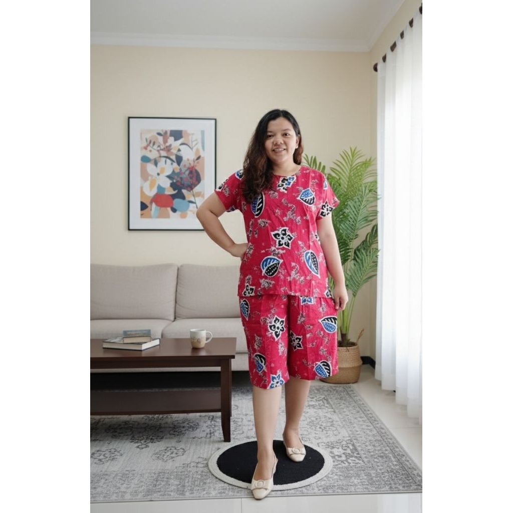 SMT Marisa setelan kulot ld 110 cm