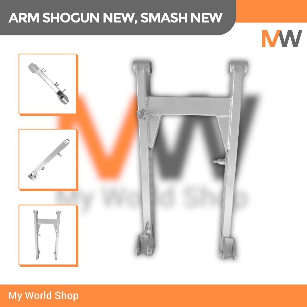 Swing Arm Arem Shogun New | Smash New Original - Bahan Tebal, Cat Mengkilap, Kompatibel Standar Ori