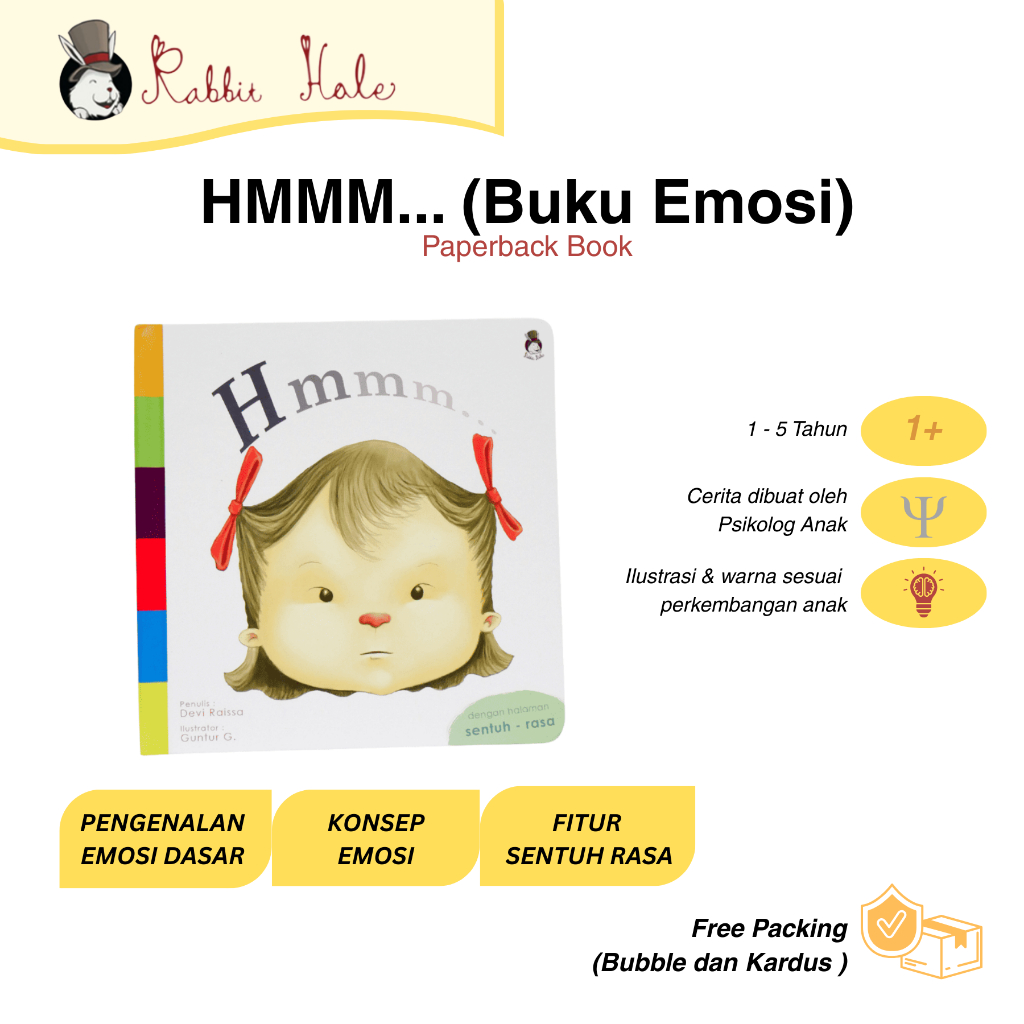 Rabbit Hole - Buku Emosi (Hmmm...) Buku anak