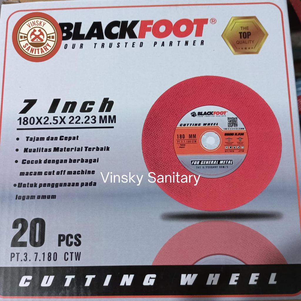 BLACKFOOT Mata Batu Gerinda Potong 7" INCH / Cutting