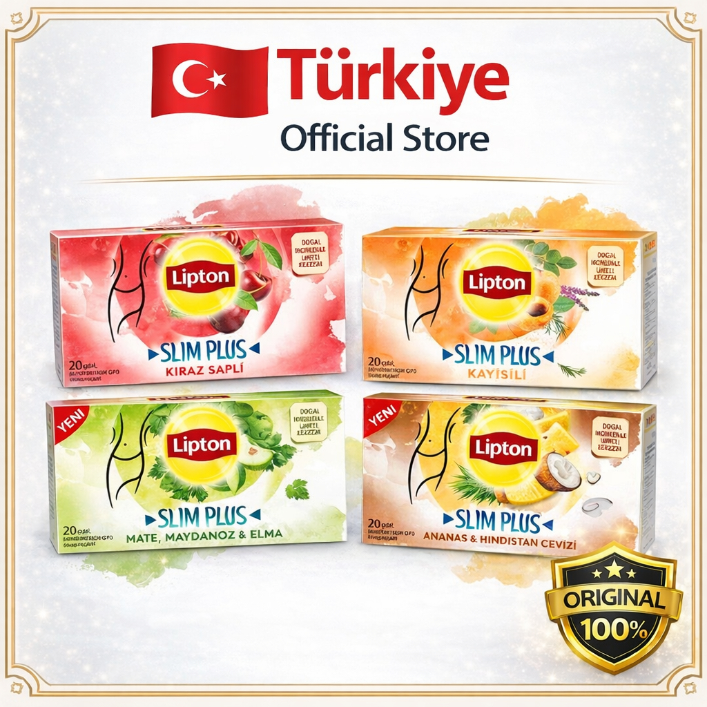 LIPTON SLIM PLUS TURKI ORI Slimming Tea Turki Teh Diet