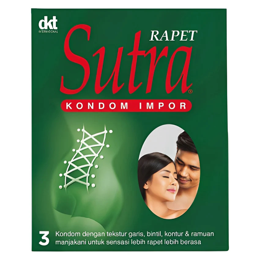 Sutra l Kondom Sutra Rapet + Ramuan Manjakani Isi 3 | Kondom Sutra