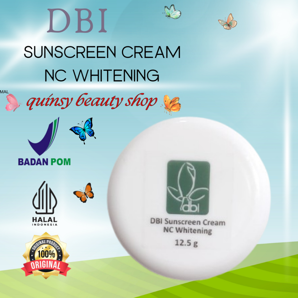DBI Sunscreen Cream NC Whitening 12.5 Gr Putih/Coklat