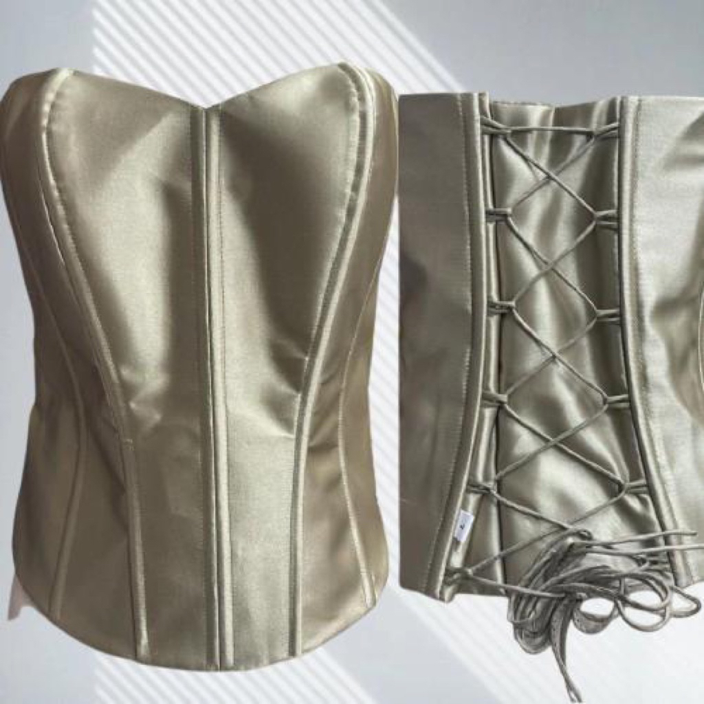 Longtorso satin kamisol | Longtorso satin kebaya | kemben kebaya longtorso | Bustier kamisol kemben 