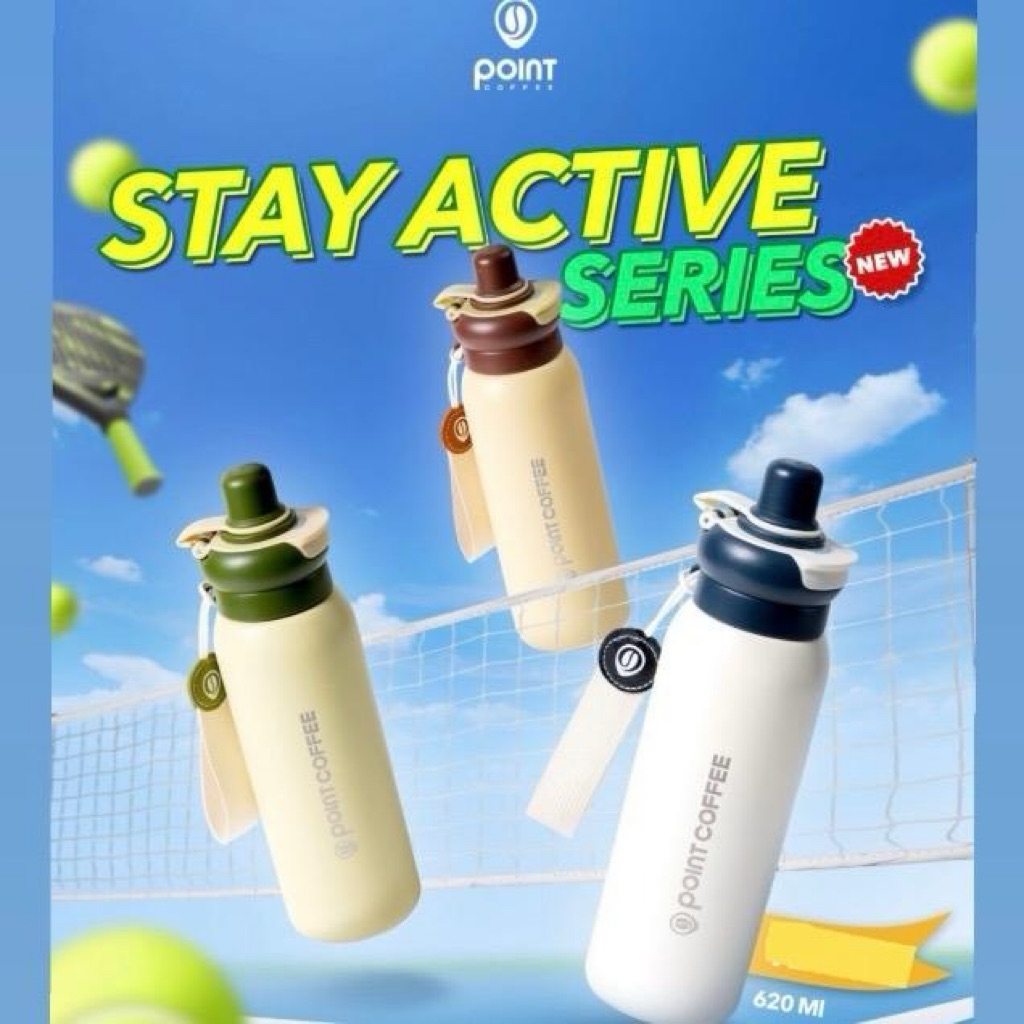 Official Stay Active Series Tumbler, Point Coffee