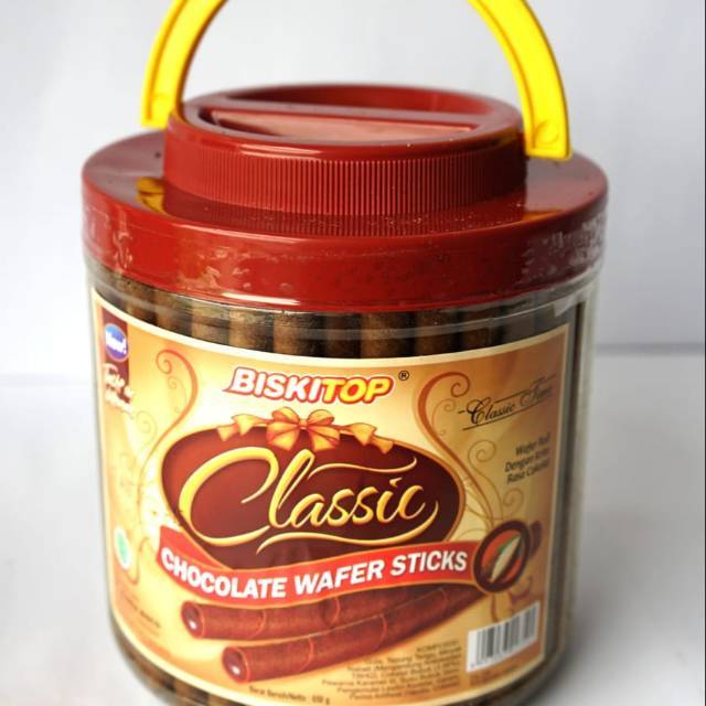 Biskitop Astor Classic Enak Murah - Biskitop Chocolate Wafer Stick - Biskitop Classic Tanggung 500gr